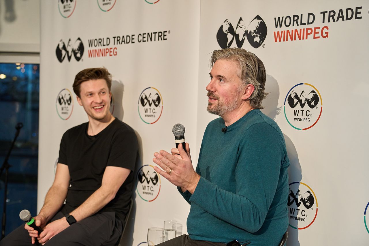 Pictured from left to right: Chris Schmidt and Yvan Boisjoli