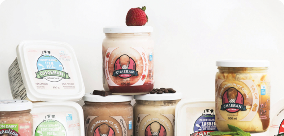 Tubs of Chaeban Ice Cream